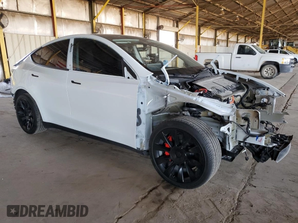 2021 Tesla Model Y Long Range z VIN 5YJYGDEE2MF243858, wystawiony jako Copart lot #58043055 z przebiegiem 24 128 mil mil oraz Szkoda całkowita • Salvage title. Historia ofert i sprzedaży dostępna na DreamBid. Obrazek 4.