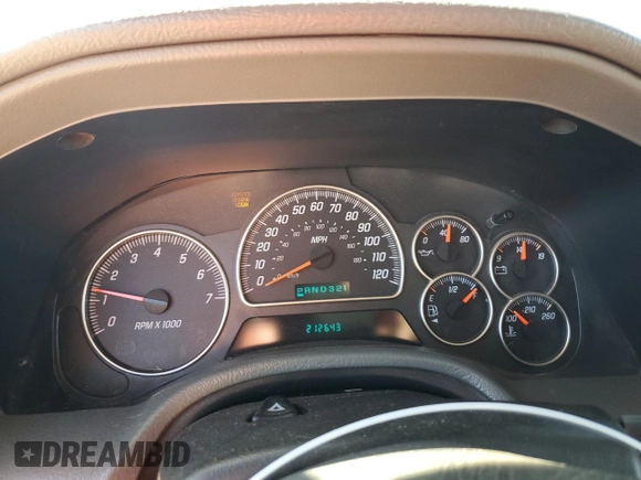 2003 GMC Envoy SLE with VIN 1GKDS13S832159909, listed as a Copart auction lot 73154194 with 212,643 mi miles and Clean Title. Bid and sale history available at DreamBid. Image 9.