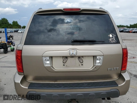 2005 Honda Pilot EX-L z VIN 2HKYF185X5H531689, wystawiony jako Copart lot #58273755 z przebiegiem 212 924 mil mil oraz Nie do naprawy • Non repairable. Historia ofert i sprzedaży dostępna na DreamBid. Obrazek 6.