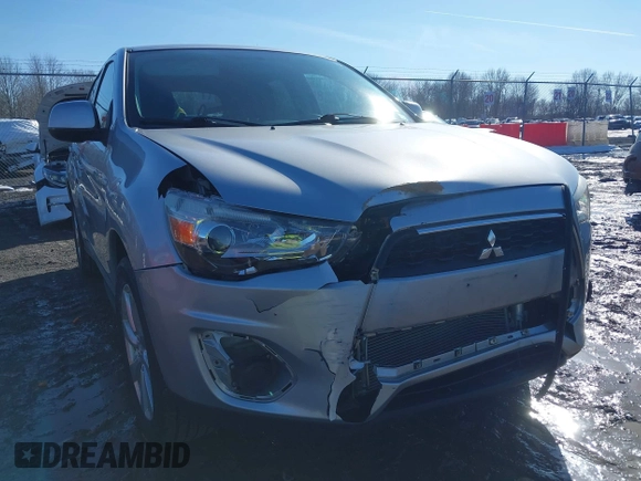 2014 Mitsubishi Outlander Sport ES with VIN 4A4AR3AU1EE005854, listed as a IAAI auction lot 41744552 with 83,734 mi miles. Bid and sale history available at carsss.com. Image 6.