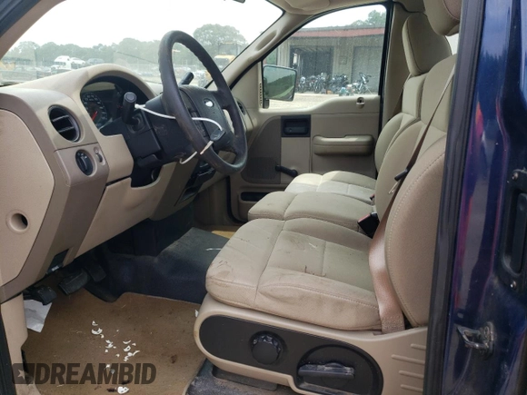 2008 Ford F-150 XL with VIN 1FTRF122X8KE92949, listed as a Copart auction lot 60833295 with 97,847 mi miles and Salvage title. Bid and sale history available at DreamBid. Image 7.