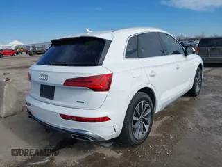 2022 Audi Q5 S line Premium Plus with VIN WA1EAAFY7N2092557, listed as a IAAI auction lot 41596625 with 50,217 mi miles. Bid and sale history available at carsss.com. Image 4.