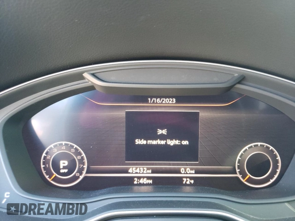 2018 Audi Q5 Premium Plus with VIN WA1BNAFY9J2047217, listed as a Copart auction lot 36977963 with 45,432 mi miles. Bid and sale history available at carsss.com. Image 9.