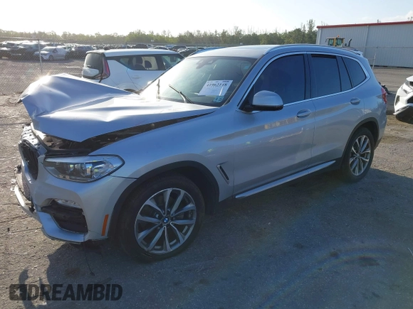 2019 BMW X3 xDrive30i with VIN 5UXTR9C52KLD92349, listed as a IAAI auction lot 41962148 with Not Provided miles and . Bid and sale history available at DreamBid. Image 18.