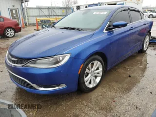 2015 Chrysler 200 Limited with VIN 1C3CCCAB6FN586726, listed as a Copart auction lot 42732915 with 123,370 mi miles and Salvage Title. Bid and sale history available at carsss.com. Image 1.