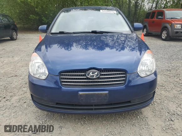 2011 Hyundai Accent GLS with VIN KMHCN4AC9BU556524, listed as a Copart auction lot 54990215 with 214,552 mi miles and Clean Title. Bid and sale history available at DreamBid. Image 5.