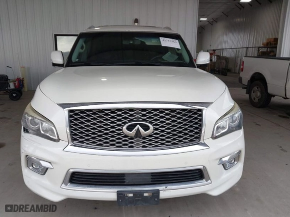 2015 Infiniti QX80 with VIN JN8AZ2ND8F9770294, listed as a IAAI auction lot 41717563 with 169,202 mi miles. Bid and sale history available at carsss.com. Image 6.
