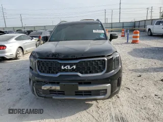2023 Kia Telluride SX Prestige X-Line with VIN 5XYP5DGCXPG405939, listed as a Copart auction lot 65636844 with 4,598 mi miles and Salvage title. Bid and sale history available at DreamBid. Image 5.