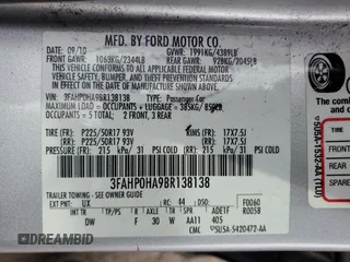 2011 Ford Fusion SE with VIN 3FAHP0HA9BR138138, listed as a Copart auction lot 51577195 with 160,940 mi miles and Salvage Title. Bid and sale history available at carsss.com. Image 15.