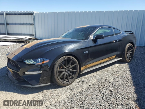 2022 Ford Mustang GT with VIN 1FA6P8CF2N5117373, listed as a Copart auction lot 53299765 with 46,023 mi miles and Non Repairable. Bid and sale history available at carsss.com. Image 1.