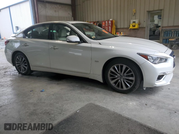 2020 Infiniti Q50 Luxe z VIN JN1EV7AR5LM251190, wystawiony jako Copart lot #57775625 z przebiegiem 47 916 mil mil oraz Szkoda całkowita • Salvage title. Historia ofert i sprzedaży dostępna na DreamBid. Obrazek 4.