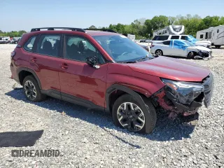 2025 Subaru Forester with VIN JF2SLDAC7SH407254, listed as a Copart auction lot 53615955 with 5,134 mi miles and Salvage title. Bid and sale history available at DreamBid. Image 4.