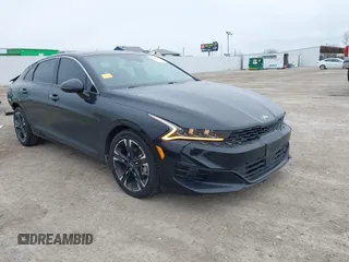 2021 Kia K5 GT-Line z VIN 5XXG64J22MG008335, wystawiony jako IAAI lot #41633257 z przebiegiem 90 534 mil mil oraz . Historia ofert i sprzedaży dostępna na DreamBid. Obrazek 1.