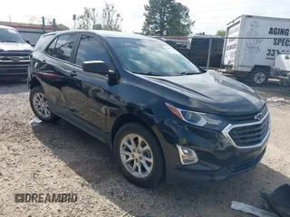 2020 Chevrolet Equinox LS with VIN 2GNAXHEV2L6266335, listed as a IAAI auction lot 41884385 with 85,441 mi miles. Bid and sale history available at carsss.com. Image 1.
