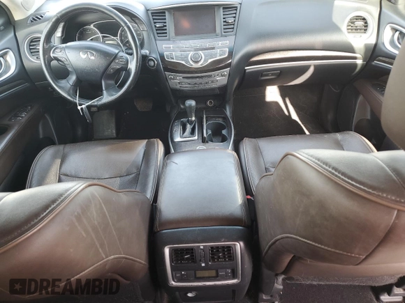 2014 Infiniti QX60 with VIN 5N1AL0MM7EC512252, listed as a Copart auction lot 50782345 with 177,541 mi miles and Salvage Title. Bid and sale history available at carsss.com. Image 8.