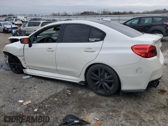 2016 Subaru WRX Premium with VIN JF1VA1E62G9824048, listed as a Copart auction lot 85634094 with 118,180 mi miles and Salvage Title. Bid and sale history available at carsss.com. Image 2.
