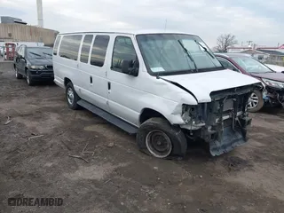 2013 Ford Econoline Wagon XL with VIN 1FBSS3BL0DDA90801, listed as a IAAI auction lot 41599448 with 234,881 mi miles. Bid and sale history available at carsss.com. Image 1.