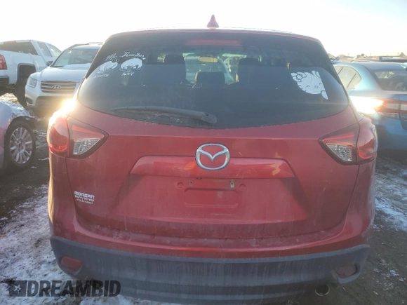 2015 Mazda CX-5 Touring with VIN JM3KE4CY1F0530495, listed as a Copart auction lot 42802115 with 204,439 mi miles and Salvage Title. Bid and sale history available at carsss.com. Image 6.