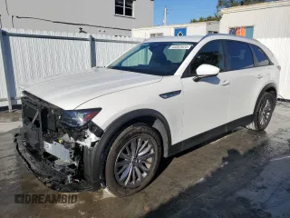 2025 Mazda CX-90 Select z VIN JM3KKAHD9S1193298, wystawiony jako Copart lot #45603925 z przebiegiem 8915 mil mil oraz Tytuł czysty. Historia ofert i sprzedaży dostępna na DreamBid. Obrazek 1.