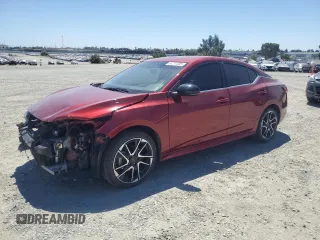 2024 Nissan Sentra SR with VIN 3N1AB8DV5RY206732, listed as a Copart auction lot 61217305 with 28,051 mi miles and Salvage title. Bid and sale history available at DreamBid. Image 1.