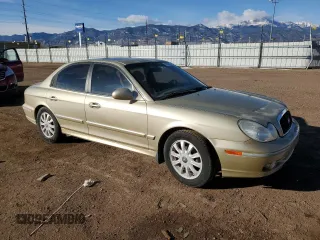 2003 Hyundai Sonata GLS with VIN KMHWF35H33A874765, listed as a Copart auction lot 43804495 with 168,242 mi miles and Salvage Title. Bid and sale history available at carsss.com. Image 4.