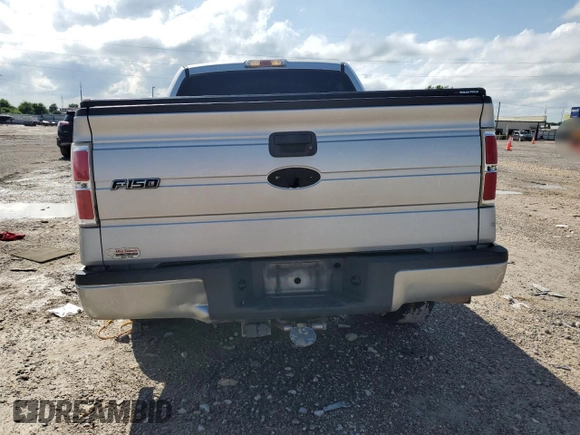 2009 Ford F-150 XL with VIN 1FTRW12869KB50968, listed as a Copart auction lot 55994985 with 243,144 mi miles and Salvage title. Bid and sale history available at DreamBid. Image 6.