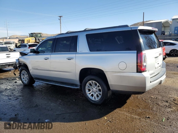 2018 GMC Yukon XL SLT with VIN 1GKS2GKC1JR198012, listed as a Copart auction lot 42400965 with 155,496 mi miles and Salvage Title. Bid and sale history available at carsss.com. Image 2.
