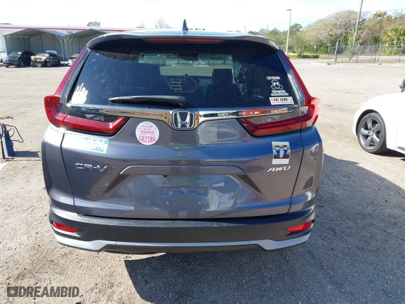 2022 Honda CR-V EX-L with VIN 2HKRW2H80NH616724, listed as a IAAI auction lot 41265908 with 34,806 mi miles. Bid and sale history available at carsss.com. Image 17.