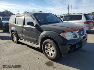 2005 Nissan Pathfinder SE with VIN 5N1AR18W75C727940, listed as a Copart auction lot 72528724 with 94,627 mi miles and Salvage Title. Bid and sale history available at carsss.com. Image 4.
