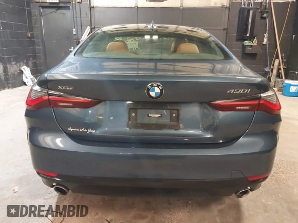 2022 BMW 4 Series 430i xDrive with VIN WBA73AP05NCJ87742, listed as a IAAI auction lot 36773839 with 20,814 mi miles and . Bid and sale history available at DreamBid. Image 16.