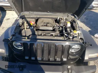 2022 Jeep Wrangler Unlimited Willys with VIN 1C4HJXDN2NW273413, listed as a Copart auction lot 75307094 with 28,091 mi miles and Salvage Title. Bid and sale history available at DreamBid. Image 11.