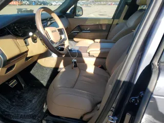2025 Land Rover Range Rover SE with VIN SALKPBFUXSA265976, listed as a Copart auction lot 41811005 with 620 mi miles and Salvage Title. Bid and sale history available at carsss.com. Image 7.