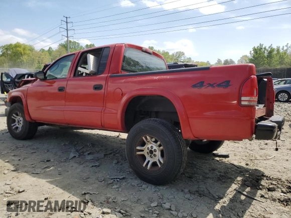 2003 Dodge Dakota Sport with VIN 1D7HG38X23S288703, listed as a Copart auction lot 53920575 with 260,506 mi miles and Salvage Title. Bid and sale history available at DreamBid. Image 2.