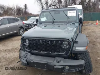 2024 Jeep Wrangler Sport S with VIN 1C4PJXDG7RW263740, listed as a IAAI auction lot 41551988 with 5,122 mi miles and . Bid and sale history available at DreamBid. Image 12.