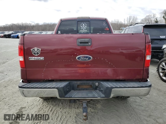 2005 Ford F-150 XLT with VIN 1FTPX14565FA16911, listed as a Copart auction lot 47700005 with 194,819 mi miles and Salvage Title. Bid and sale history available at carsss.com. Image 6.