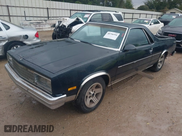 1983 Chevrolet El Camino z VIN 1GCCW80H5DR277552, wystawiony jako IAAI lot #40756516 z przebiegiem 73 947 mil mil oraz . Historia ofert i sprzedaży dostępna na DreamBid. Obrazek 2.