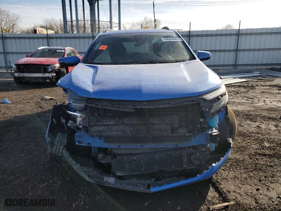 2024 Chevrolet Equinox RS with VIN 3GNAXMEG8RS231609, listed as a Copart auction lot 44684685 with 0 mi miles and Salvage Title. Bid and sale history available at carsss.com. Image 5.