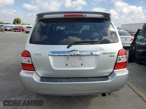 2006 Toyota Highlander z VIN JTEDW21A160015159, wystawiony jako Copart lot #54799095 z przebiegiem 251 173 mil mil oraz Szkoda całkowita • Salvage title. Historia ofert i sprzedaży dostępna na DreamBid. Obrazek 6.
