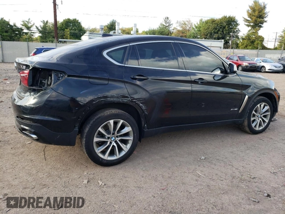 2019 BMW X6 xDrive35i with VIN 5UXKU2C57K0Z62913, listed as a Copart auction lot 70835223 with 56,985 mi miles. Bid and sale history available at carsss.com. Image 3.