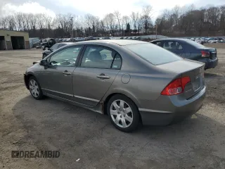 2008 Honda Civic LX with VIN 2HGFA16578H305987, listed as a Copart auction lot 49383425 with 302,179 mi miles and Clean Title. Bid and sale history available at DreamBid. Image 2.