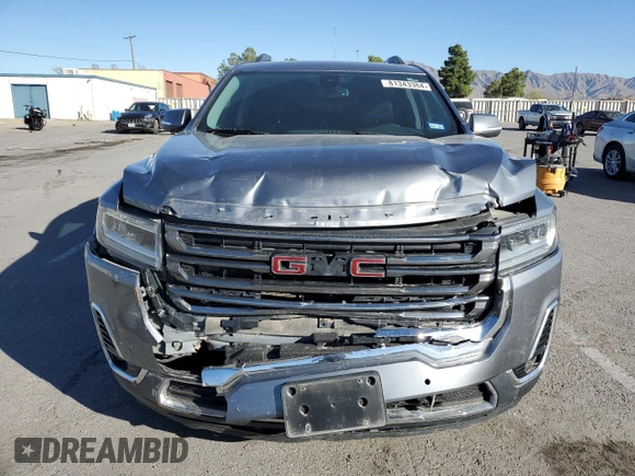 2021 GMC Acadia SLT with VIN 1GKKNML4XMZ169965, listed as a Copart auction lot 81343384 with 38,417 mi miles and Salvage Title. Bid and sale history available at DreamBid. Image 5.