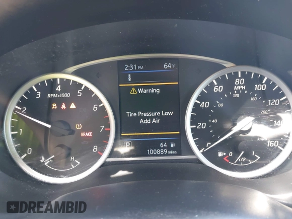 2019 Nissan Sentra S with VIN 3N1AB7AP9KY434058, listed as a IAAI auction lot 41957068 with 100,889 mi miles. Bid and sale history available at carsss.com. Image 7.