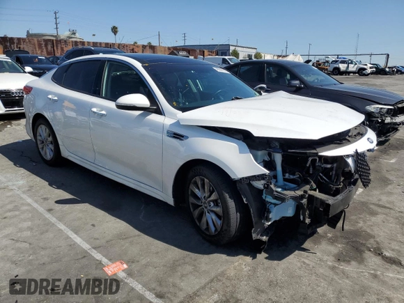 2016 Kia Optima EX with VIN 5XXGU4L33GG090432, listed as a Copart auction lot 49896145 with 103,430 mi miles and Salvage Title. Bid and sale history available at carsss.com. Image 4.