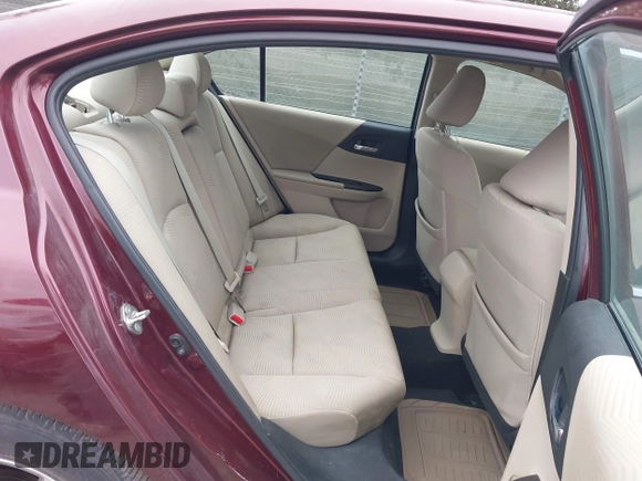 2015 Honda Accord LX with VIN 1HGCR2F38FA024261, listed as a IAAI auction lot 41262256 with 147,206 mi miles and . Bid and sale history available at carsss.com. Image 8.
