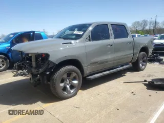 2020 Ram 1500 Big Horn with VIN 1C6SRFFT9LN379629, listed as a Copart auction lot 51930605 with 71,697 mi miles and Salvage title. Bid and sale history available at DreamBid. Image 1.