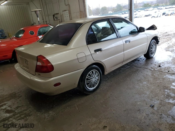 2000 Mitsubishi Mirage DE with VIN JA3AY26C1YU029004, listed as a Copart auction lot 85886264 with 168422 miles and Salvage Title. Bid and sale history available at carsss.com. Image 3.