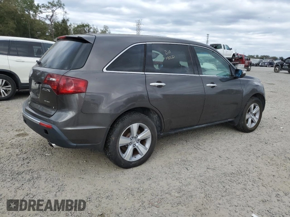 2012 Acura MDX Tech Pkg with VIN 2HNYD2H31CH522986, listed as a Copart auction lot 45632615 with 158,857 mi miles and Clean Title. Bid and sale history available at carsss.com. Image 3.