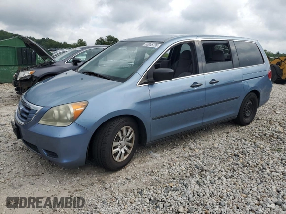 2010 Honda Odyssey LX with VIN 5FNRL3H29AB005111, listed as a Copart auction lot 65005735 with Not provided miles and Clean title. Bid and sale history available at DreamBid. Image 1.