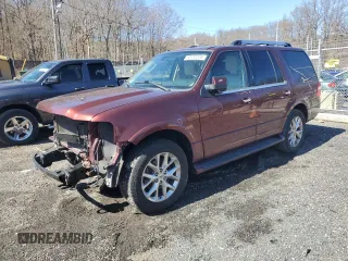 2015 Ford Expedition Limited with VIN 1FMJU2AT7FEF31085, listed as a Copart auction lot 50137225 with 141,347 mi miles and Salvage title. Bid and sale history available at DreamBid. Image 1.