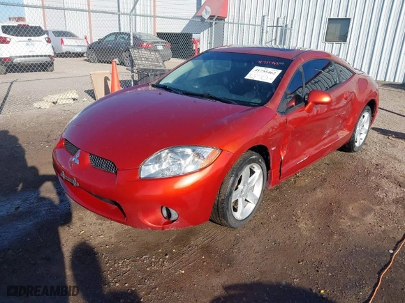 2007 Mitsubishi Eclipse GS with VIN 4A3AK24FX7E044090, listed as a IAAI auction lot 41755462 with 113,636 mi miles. Bid and sale history available at carsss.com. Image 2.